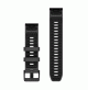 QuickFit 22 Watch Bands, Graphite/black silicone - 22 mm - 010-13392-10 - Garmin